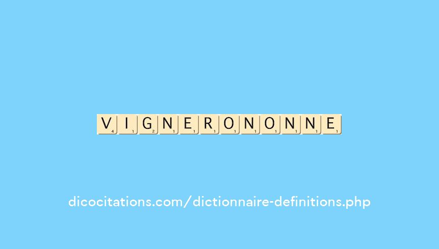 vigneron--onne