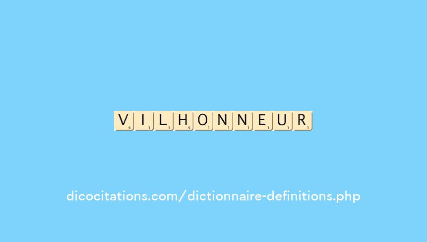 vilhonneur