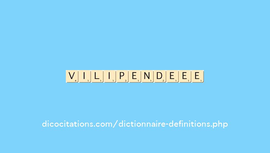 vilipende--ee