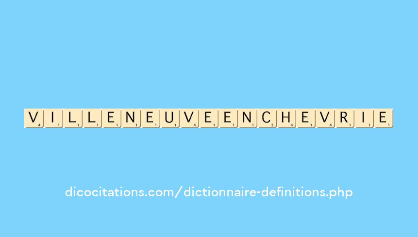 villeneuve-en-chevrie