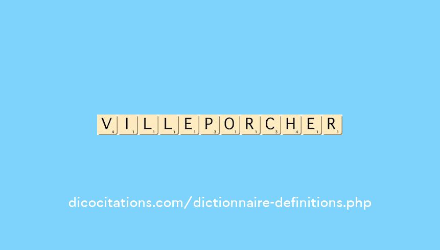 villeporcher