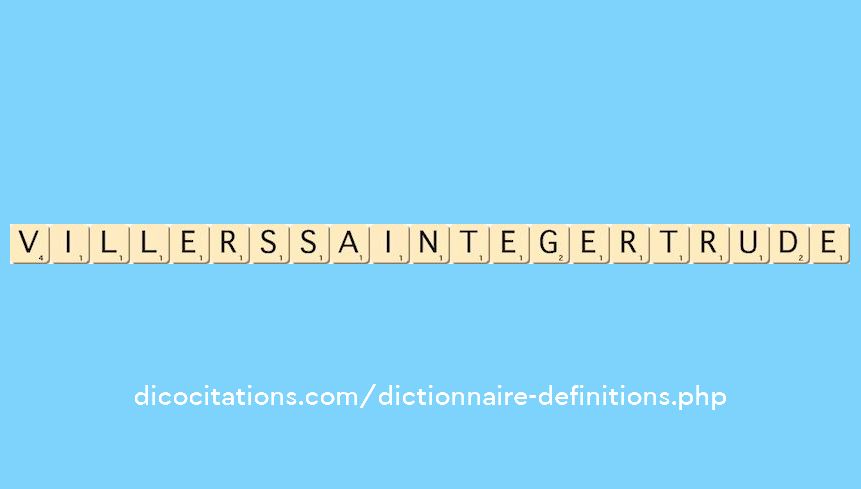 villers-sainte-gertrude villers-sainte-gertrude