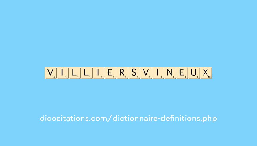 villiers-vineux