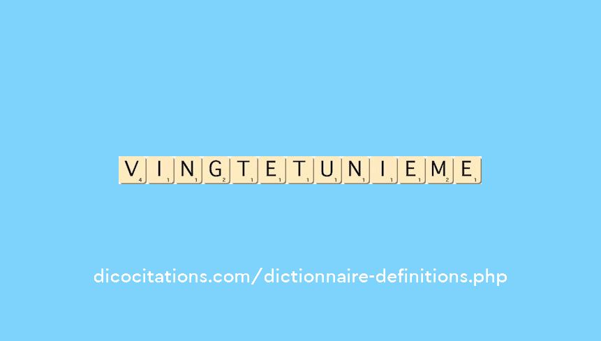 vingt-et-unieme