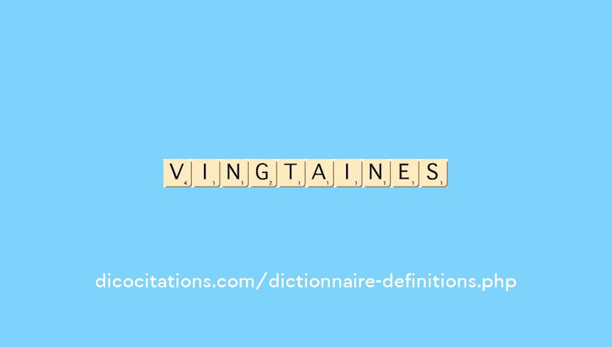 vingtaines