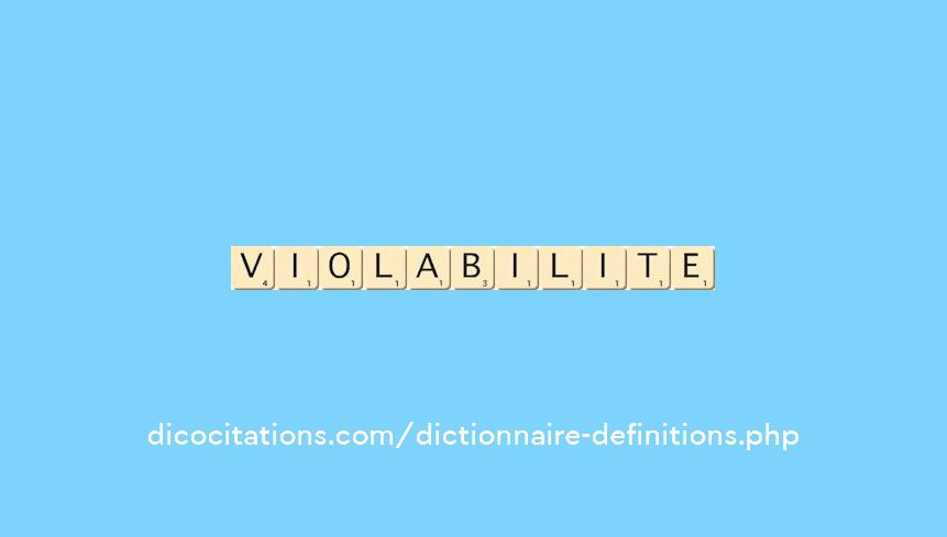 violabilite