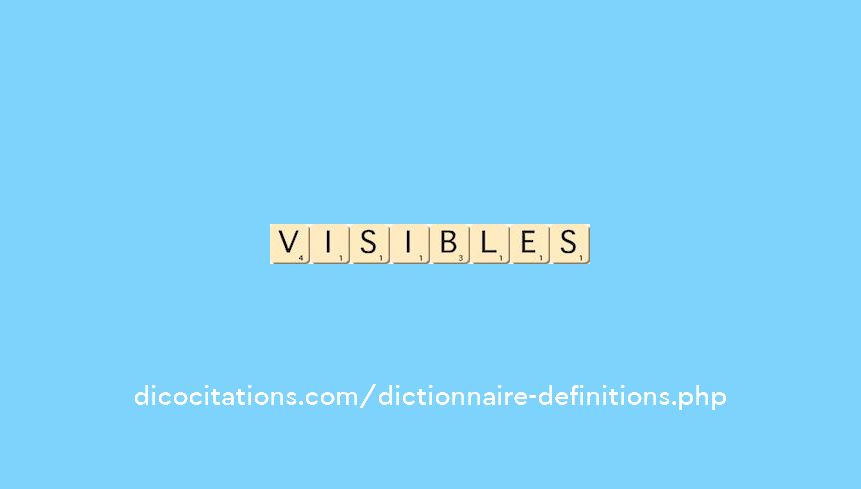 visibles visibles