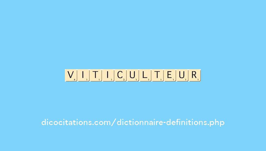 viticulteur viticulteur