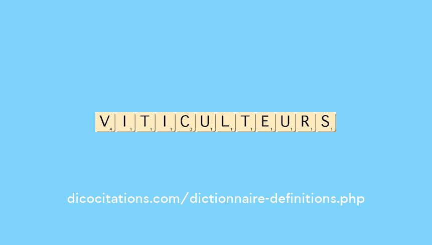 viticulteurs