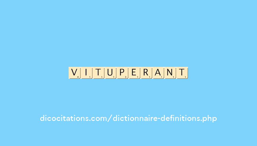 vituperant vituperant