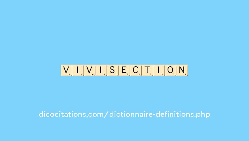 vivisection