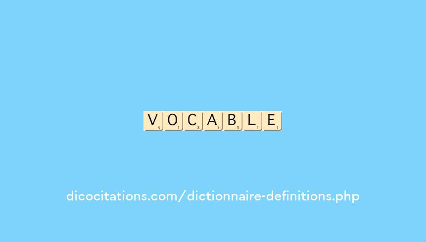 vocable