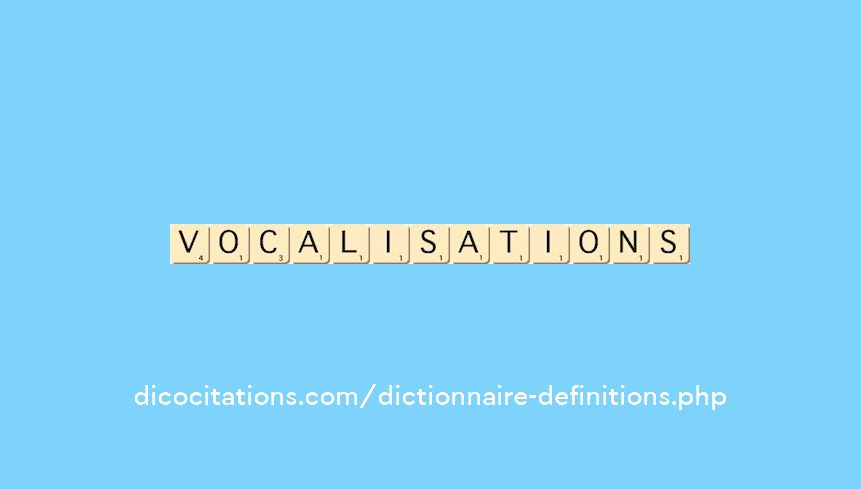 vocalisations