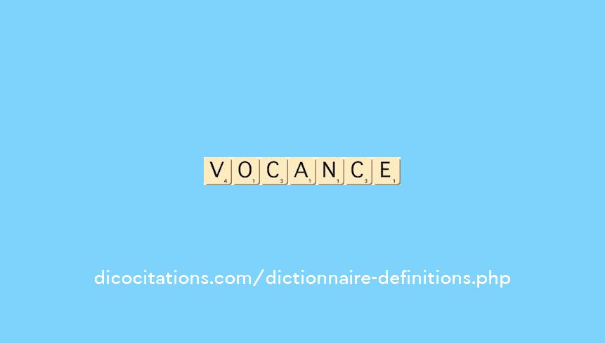 vocance