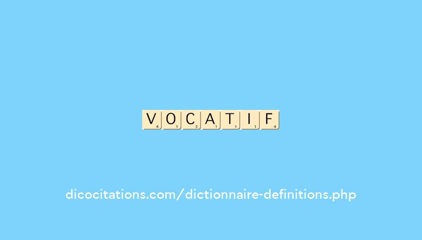 vocatif vocatif