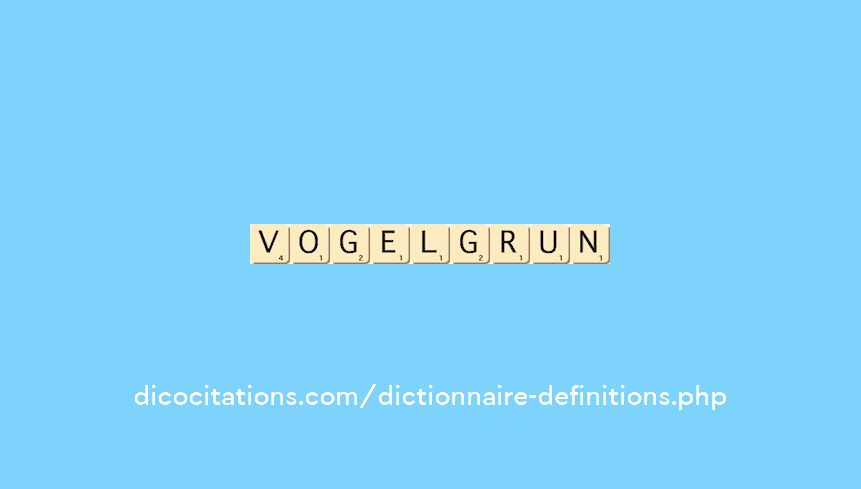 vogelgrun