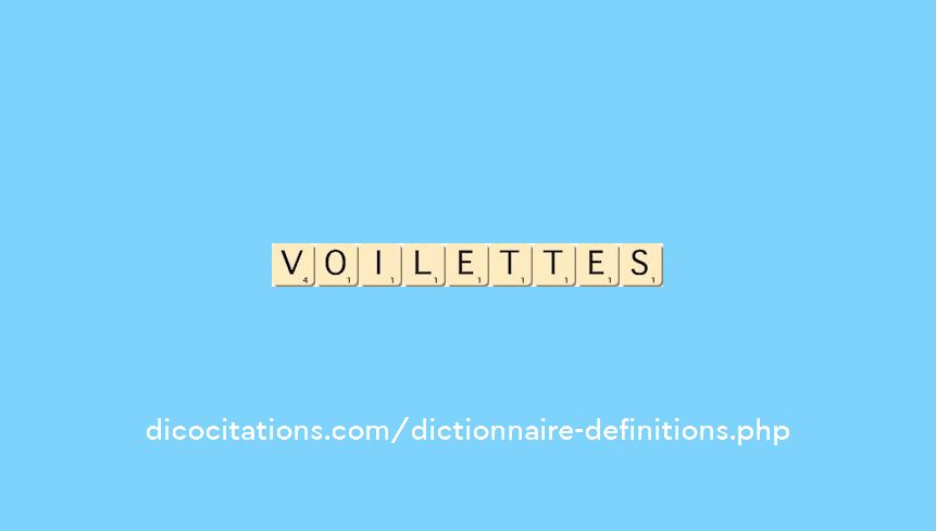 voilettes voilettes