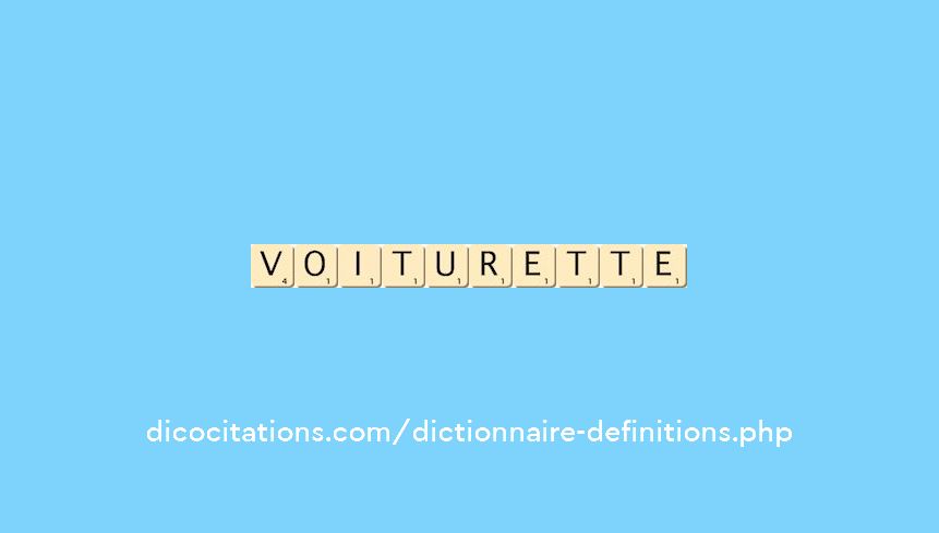 voiturette voiturette