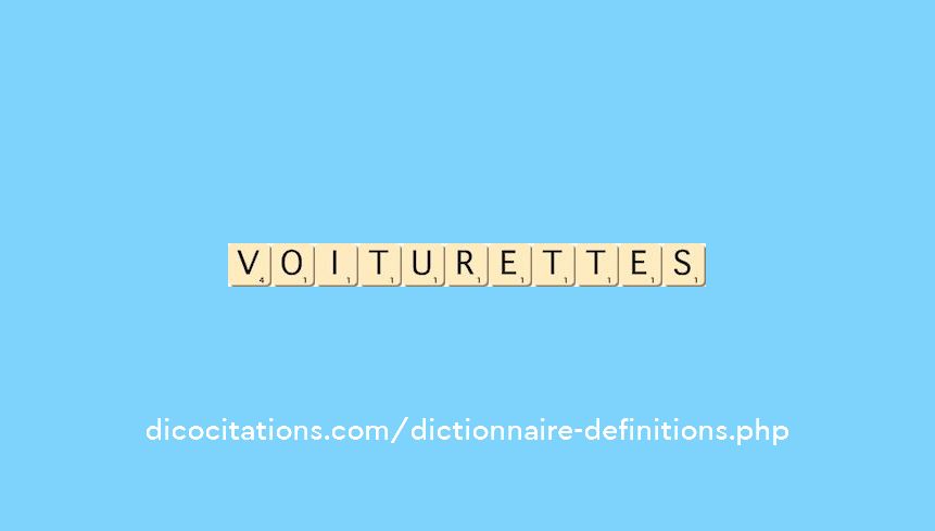 voiturettes voiturettes