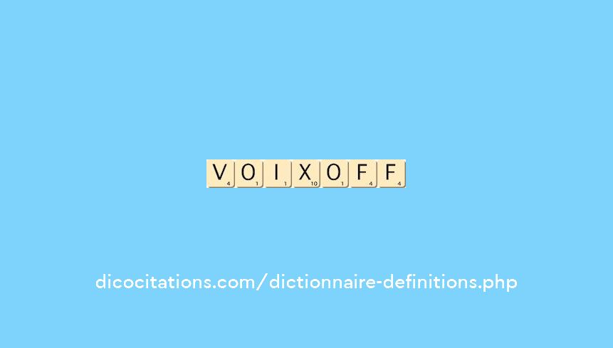 voix-off