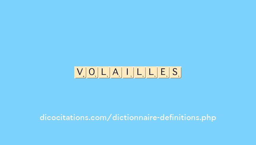 volailles