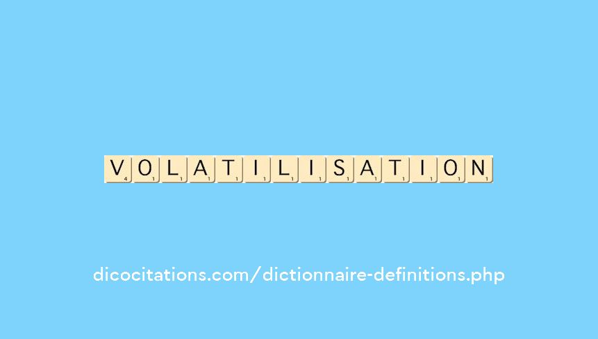 volatilisation