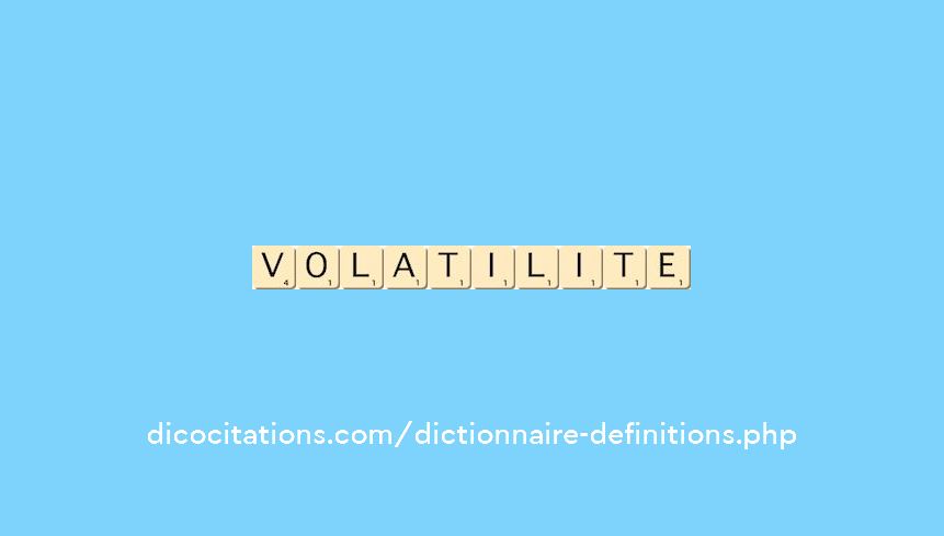 volatilite