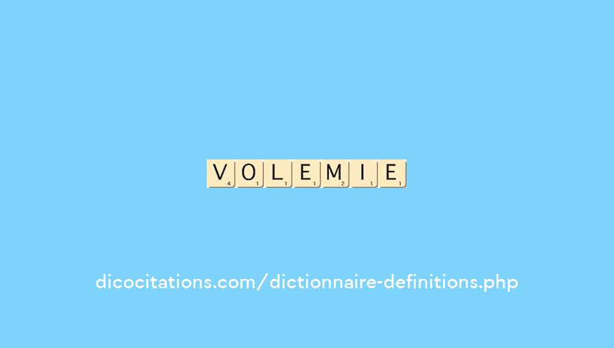 volemie volemie