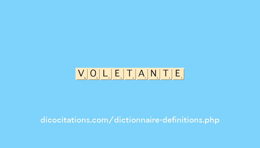 voletante voletante