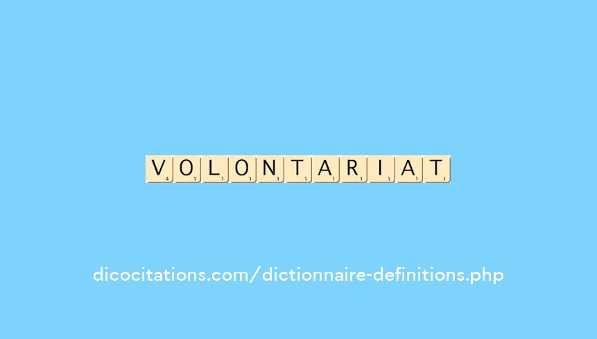 volontariat
