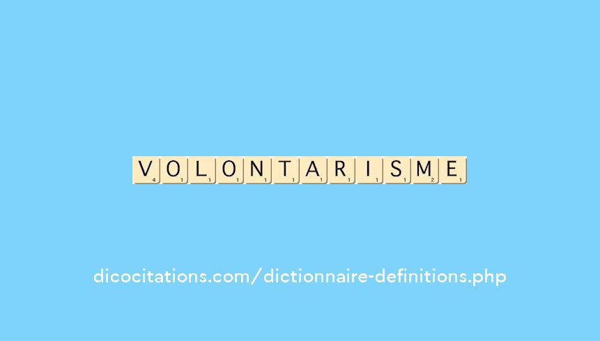 volontarisme
