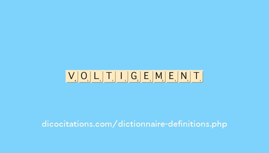 voltigement