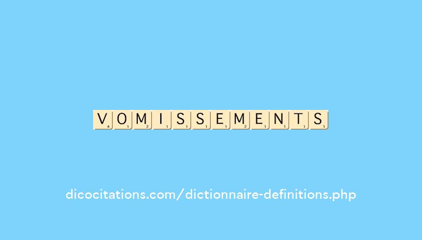 vomissements vomissements