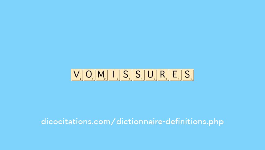 vomissures