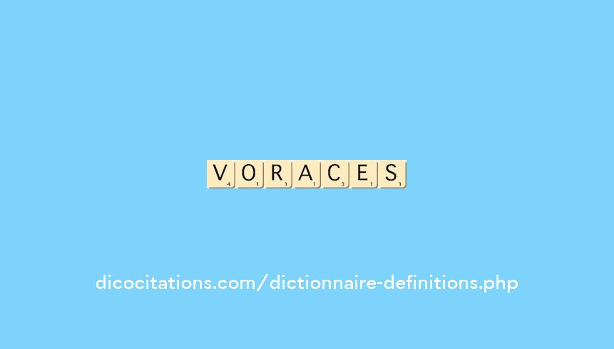 voraces voraces