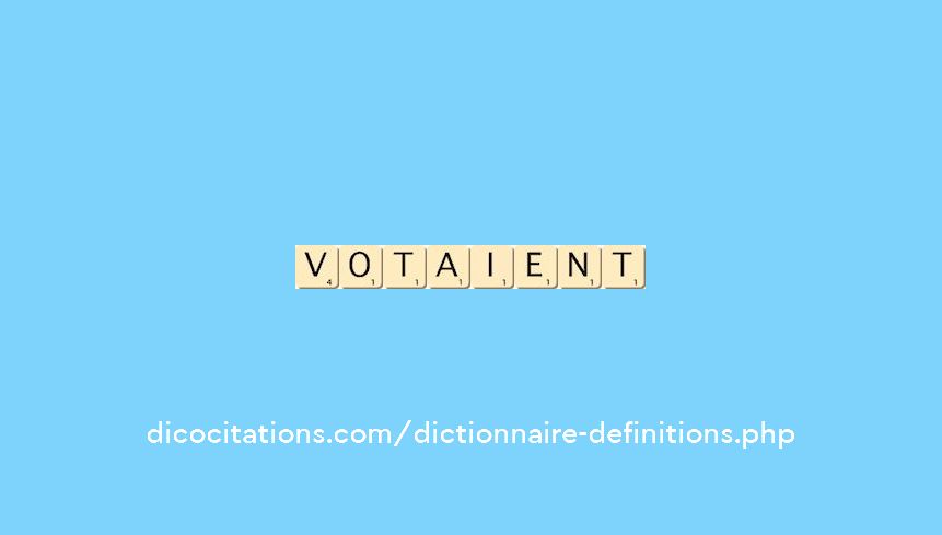 votaient
