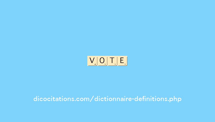 vote vote