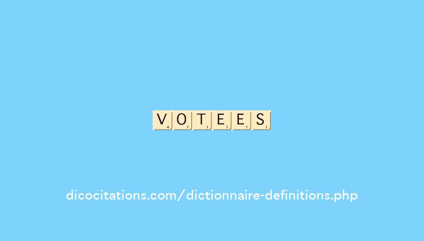 votees