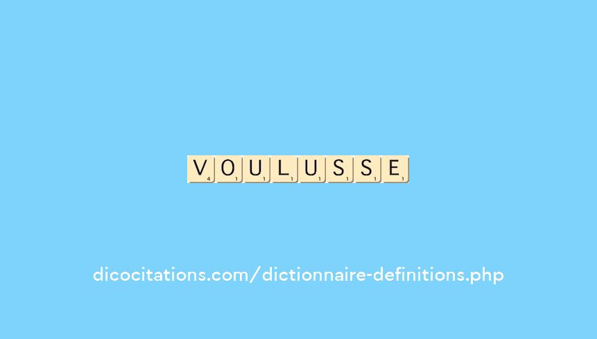 voulusse