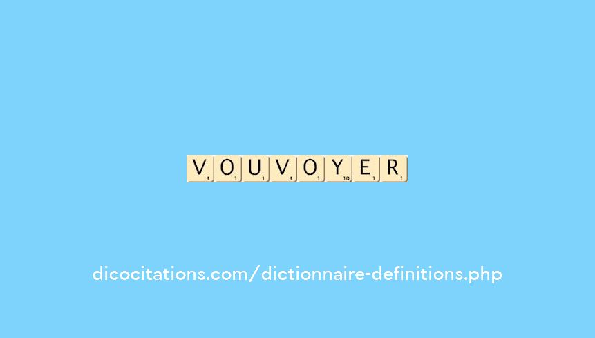 vouvoyer