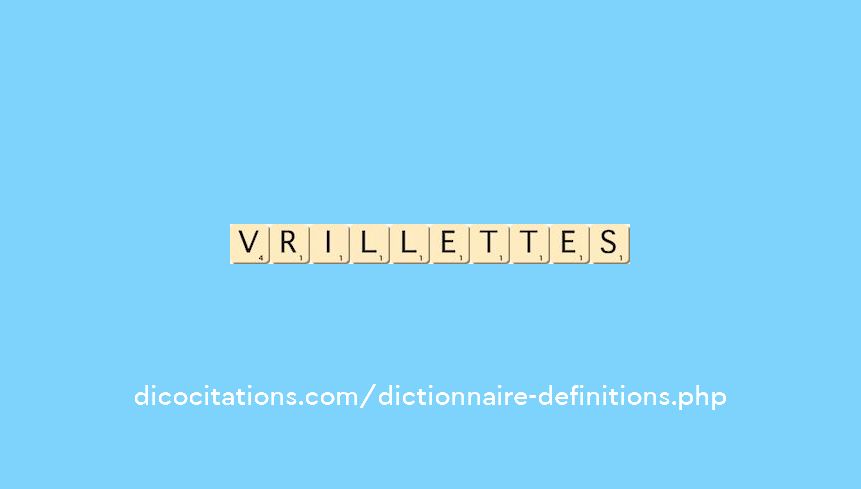 vrillettes vrillettes