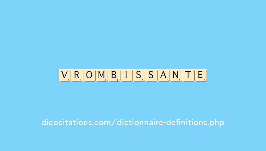 vrombissante vrombissante