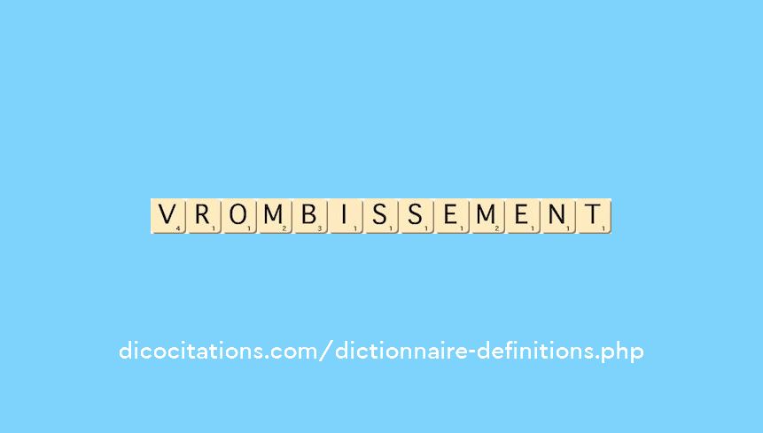 vrombissement vrombissement