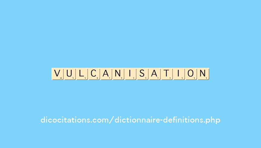 vulcanisation vulcanisation