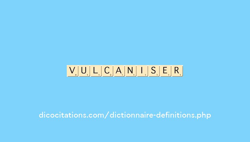 vulcaniser vulcaniser