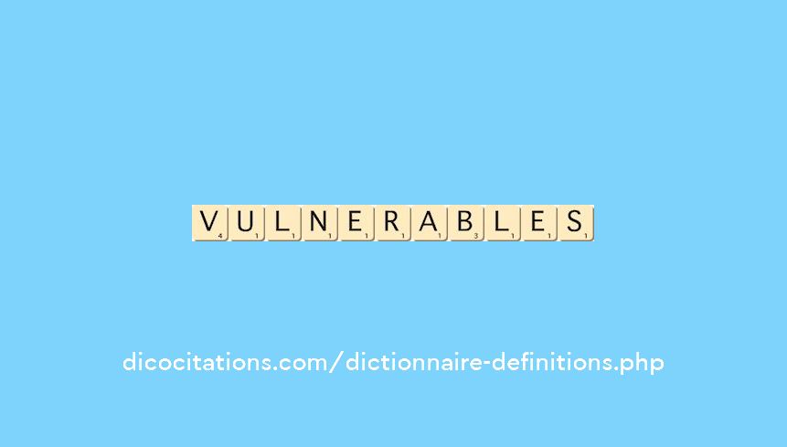 vulnerables vulnerables