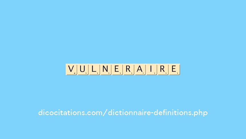 vulneraire vulneraire