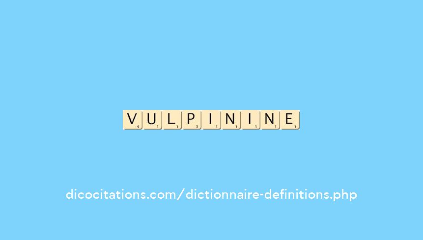 vulpin--ine