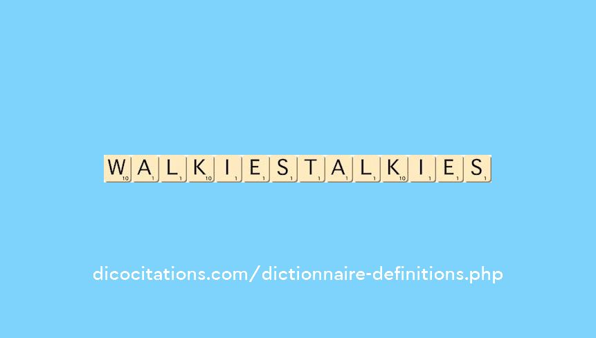 walkies-talkies walkies-talkies