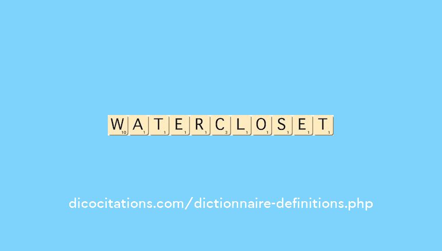 water-closet water-closet